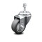 Service Caster 3.5 Inch Thermoplastic Rubber Wheel Swivel 3/8 Inch Threaded Stem Caster SCC SCC-TS20S3514-TPRB-381615 - alternate 1